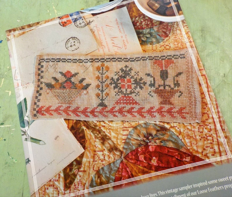 BLACKBIRD DESIGNS "Summer's Last Rose"  Cross Stitch Sampler Pattern  3 Patterns, Chart, Pattern Only