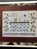 PLUM STREET SAMPLERS "Liberty Inn"  Counted Cross Stitch Pattern  Chart, Americana, American Flag, Paper Pattern