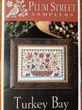 PLUM STREET SAMPLERS "Turkey Bay"  Counted Cross Stitch Pattern  Pilgrim, Pattern Only