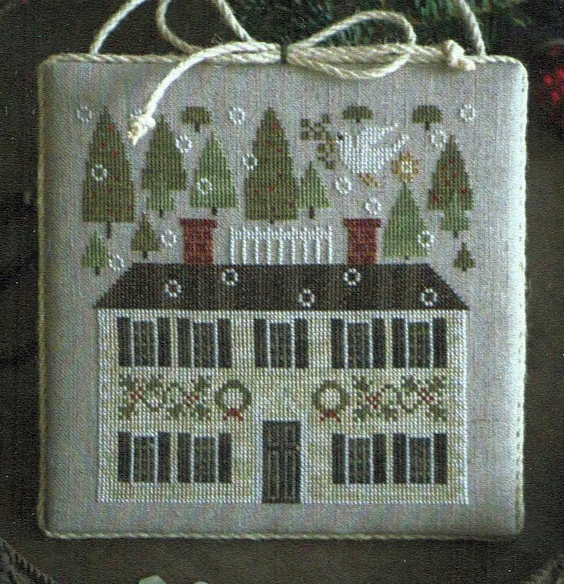 PLUM STREET SAMPLERs "Sampler House VI"  Counted Cross Stitch Pattern  Chart, Series, Pattern Only
