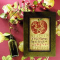BIRDS OF A FEATHER "Apple Sampler" Counted Cross Stitch Pattern, Sampler, Chart, Apple Trees, Fruit, Pattern Only