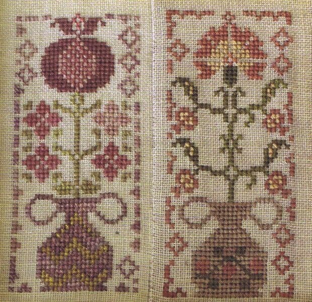 BLACKBIRD DESIGNS "Climbing the Trellis"  Garden Club Series #7, Counted Cross Stitch Pattern, Chart, Pattern Only