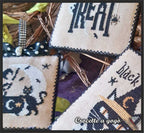 CROCETTE A GOGO    "Halloween Black Set 1"  Counted Cross Stitch Pattern  3 Patterns, Halloween, Trick or Treat, Paper Pattern