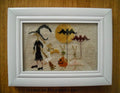PLUM STREET SAMPLERS "Hare's Halloween"  Counted Cross Stitch Pattern  Chart, Hare Family, Series, Pattern Only
