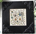 PLUM STREET SAMPLERS "Maxim & Zoya" Counted Cross Stitch Pattern, Chart, Alphabet, Birds, Peacocks, Pattern Only