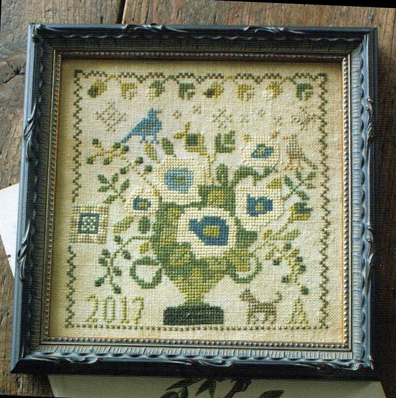 BLACKBIRD DESIGNS "Sing a Song of Seasons" Loose Feather Series #5, Counted Cross Stitch Pattern, Chart, Pattern Only