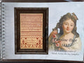 Hands Across The Sea Samplers  "Caroline Page 1832"  Counted Cross Stitch Pattern  Reproduction Sampler  Redwork  Pattern Only