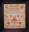 Hands Across the Sea Samplers "Ann Oliver 1845" Counted Cross Stitch Pattern, Sampler, Chart, Pattern Only