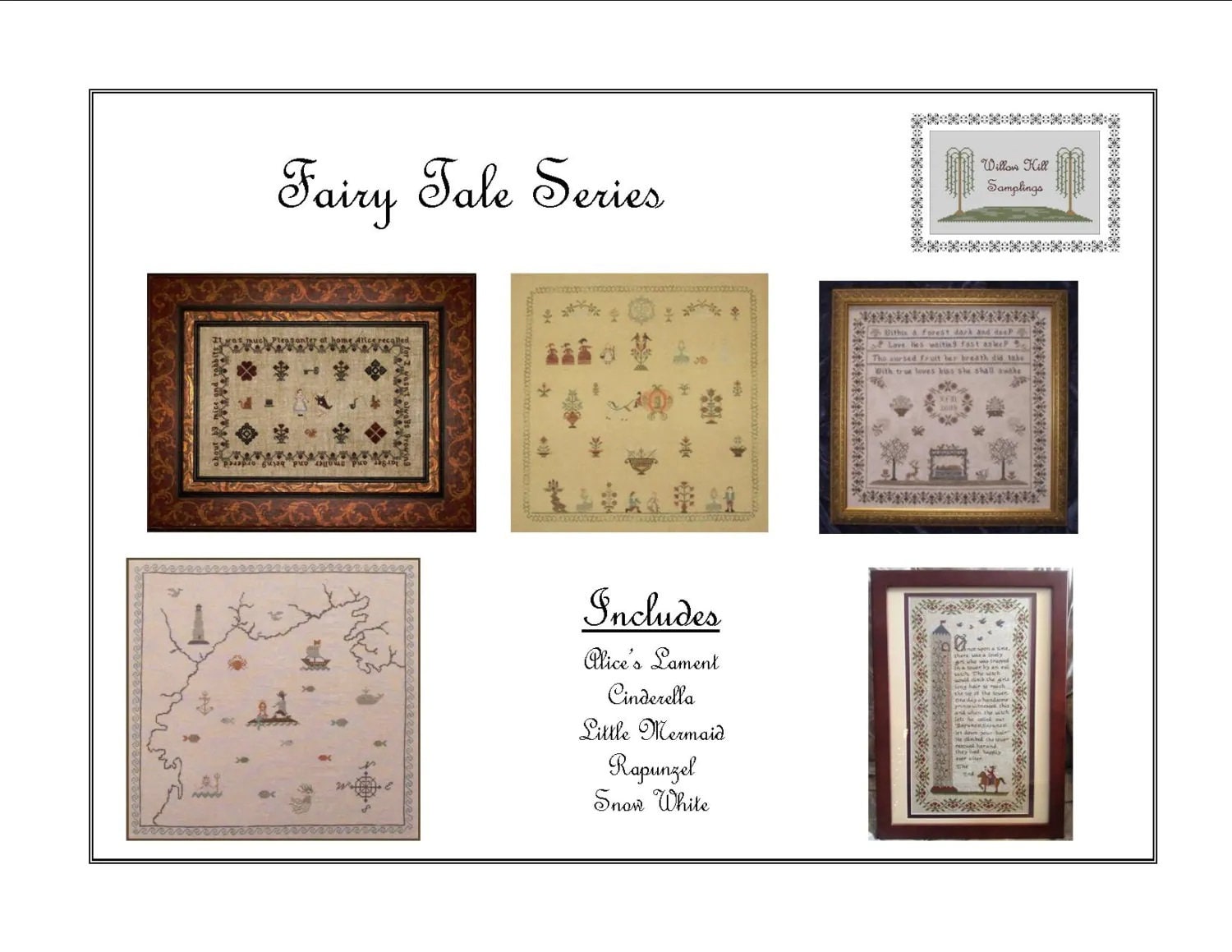 PDF INSTANT DOWNLOAD  Willow Hill Samplings  "Lehigh Valley Sampler"  Counted Cross Stitch Pattern  Pattern Only