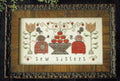 PLUM STREET SAMPLERS "Sew Sisters"  Counted Cross Stitch Pattern  Chart, Paper Pattern