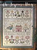 BLACKBIRD DESIGNS " Oh Joyous Day"  Counted Cross Stitch Pattern, Re-Release, Sampler, Pattern Only