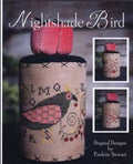 PLUM STREET SAMPLERS "Nightshade Bird"  Counted Cross Stitch Pattern  Paper Pattern