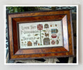 PLUM STREET SAMPLERS "Love Thy Neighbor"  Counted Cross Stitch Pattern  Chart, Sampler, Paper Pattern