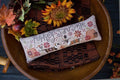 PLUM STREET SAMPLERS "Turkey Sausage"  Counted Cross Stitch Pattern  Thanksgiving, Autumn, Pumpkins, Dogs, Doxies, Paper Pattern