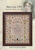 Hands Across The Sea Samplers  "Mary Lea 1793"  Counted Cross Stitch Pattern  Reproduction Sampler  Pattern Only