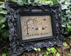 PDF INSTANT DOWNLOAD  Willow Hill Samplings  "Bewitched Sampler"  Counted Cross Stitch Pattern  Halloween  Pattern Only