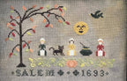 PDF INSTANT DOWNLOAD  Willow Hill Samplings  "Bewitched Sampler"  Counted Cross Stitch Pattern  Halloween  Pattern Only