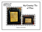 PDF INSTANT DOWNLOAD  Willow Hill Samplings  "My Country 'Tis of Thee"  Counted Cross Stitch Pattern  Americana  Pattern Only