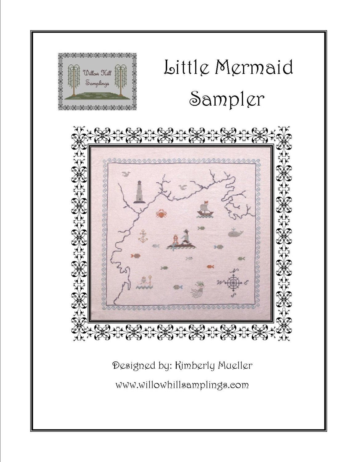 PDF INSTANT DOWNLOAD  Willow Hill Samplings  "Lehigh Valley Sampler"  Counted Cross Stitch Pattern  Pattern Only