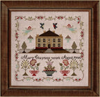 Hands Across The Sea Samplers "Mary Clayton" An English School Girl Sampler, Counted Cross Stitch, Reproduction Booklet, Pattern Only