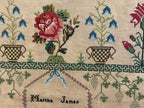Hands Across The Sea Samplers "MARTHA JAMES 1844" An English School Girl Sampler, Cross Stitch Pattern, Reproduction, Pattern Only