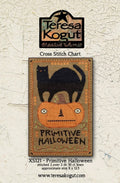 TERESA KOGUT "Primitive Halloween"  Counted Cross Stitch Pattern  Autumn, Chart, folk art, Pattern Only