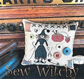 The SCARLETT HOUSE "Sew Witchy"  Counted Cross Stitch Pattern  Chart, Halloween, Pattern Only