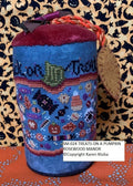 ROSEWOOD MANOR "Treats On A Pumpkin" Counted Cross Stitch Pattern, Halloween, Autumn, Fall Needlework Expo 2021, Pattern Only