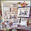 Crocette A Gogo  "Waiting For Halloween"  Counted Cross Stitch Chart  10 Patterns  Black Cat, Witches, Ghosts, Pattern Only