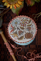 PLUM STREET SAMPLERS "Autumn Posy"  Counted Cross Stitch Pattern  Fall, Thanksgiving, Autumn, Pattern Only