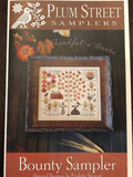 Plum Street Samplers "Bounty Sampler" Counted Cross Stitch Pattern, Chart, Fall, Autumn, Pattern Only