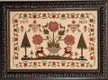 Lila's Studio "MJ 1828" Counted Cross Stitch Pattern, Chart, Mary Taylor 1828 Reproduction Sampler, Paper Pattern