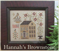 The SCARLETT HOUSE "Hannah's Brownstone"  Counted Cross Stitch Pattern  Chart, Pattern Only