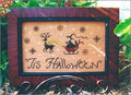 PLUM STREET SAMPLERS "Tis Hallowe'en"  Tis Halloween  Counted Cross Stitch Pattern  Chart, Pattern Only