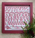 PDF INSTANT DOWNLOAD  "Redwork Sampler"  by Mojo Stitches   Counted Cross Stitch Pattern  An Adapted Antique Reproduction  Pattern Only