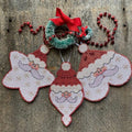 LUHU STITCHES "Santa Ornaments" (See Drop Down Box)  Cross Stitch Pattern  Fall Needlework Expo 2021, Christmas, Pattern Only