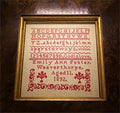 Hands Across The Sea Samplers "EMILY ANN FOSTER 1892" An English School Girl Sampler, Cross Stitch Booklet, Reproduction, Pattern Only