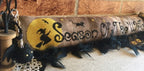 ROVARIS "Season of the Witch" Counted Cross Stitch Pattern plus CHARM is Included, Halloween, Autumn, Black Cat, Pattern Only