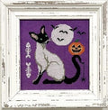 FOX AND RABBIT "Cat Magic" Counted Cross Stitch Pattern, Chart, Halloween, Fall Needlework Expo 2021, Pattern Only
