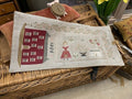 STACY NASH PRIMITIVES "1806 Manor House Sewing Roll" counted cross stitch pattern, chart, Sampler, Pattern Only