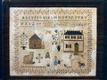 STACY NASH DESIGNS "Spring at Hollyberry Farm" Counted Cross Stitch Pattern, Sampler, Alphabet, Pattern Only