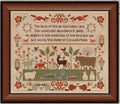 Teresa Kogut Creative Whims "Cotswold Fields" Counted Cross Stitch Pattern, Fall Needlework Expo 2021, Sampler, Chart, Pattern Only