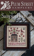 PLUM STREET SAMPLERs "Sampler House II"  Counted Cross Stitch Pattern  Patriotic, Americana, Sheep, Flag, 1776, Eagle, Pattern Only