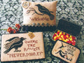 Plum Street Samplers "My Pretties" Counted Cross Stitch Pattern, Chart, Halloween, Raven, Autumn, Fall, 3 Patterns, Pattern Only