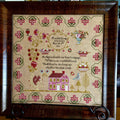 NEEDLEMADE DESIGNS "Rachel Long" Counted Cross Stitch Pattern, Reproduction Sampler, Pennsylvania Sampler, Pattern Only