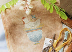 PDF INSTANT DOWNLOAD  Blue Bird Needleworks  "Easter Hen"  Counted Cross Stitch Pattern  Spring  Pattern Only