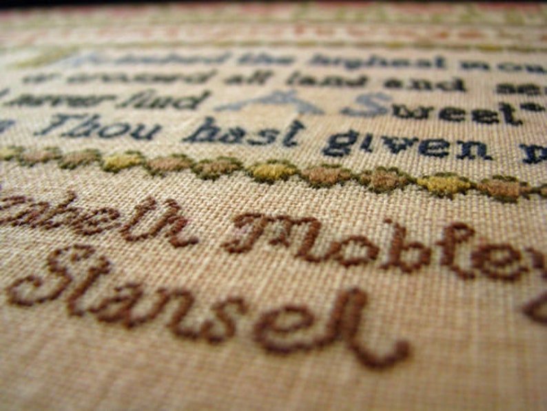 PLUM STREET SAMPLERS "A Sweeter Love" Counted Cross Stitch Pattern, Sampler, Saying, Wedding, Anniversary, Pattern Only