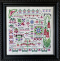 ROSEWOOD MANOR "Dreaming of Fuchsia" Counted Cross Stitch Pattern, Sampler, Fall Needlework Expo 2021, Pattern Only