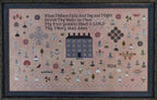 PLUM STREET SAMPLERS "Ladies' Maids"  Counted Cross Stitch Pattern  Primitive Quote Sampler 1824, Chart,  Paper Pattern