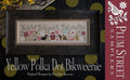 PLUM STREET SAMPLERS "Yellow Polka Dot Bikweenie"  Counted Cross Stitch Pattern  Chart, Doxie, Pattern Only